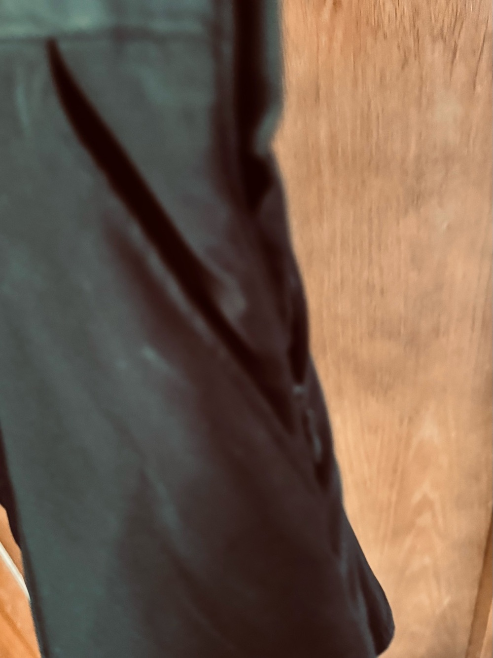GAP Black Circle Skirt with Sheer Hem and Pockets - Picture 3 of 7